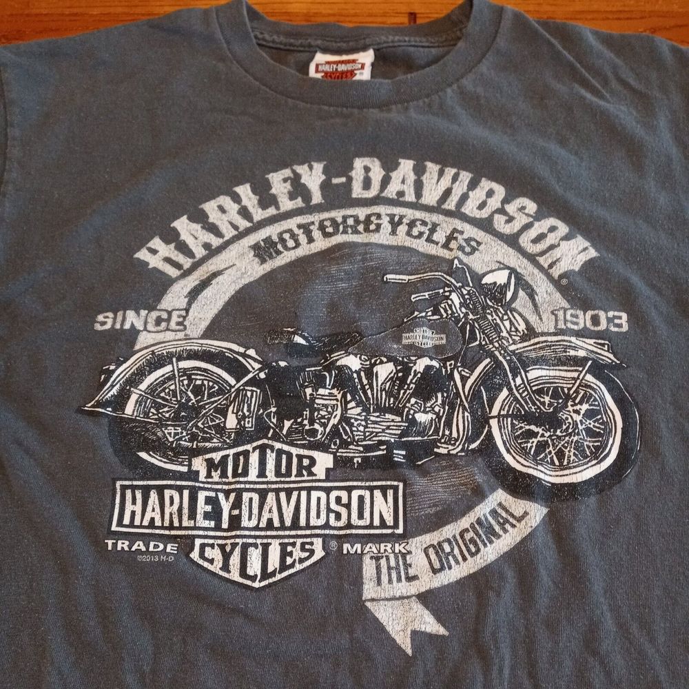 Harley Davidson Tee shirt - Medium - Gray - Playa Del Carmen Mexico